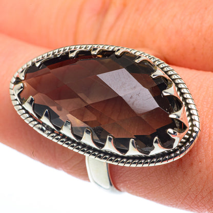 Smoky Quartz Rings handcrafted by Ana Silver Co - RING62685
