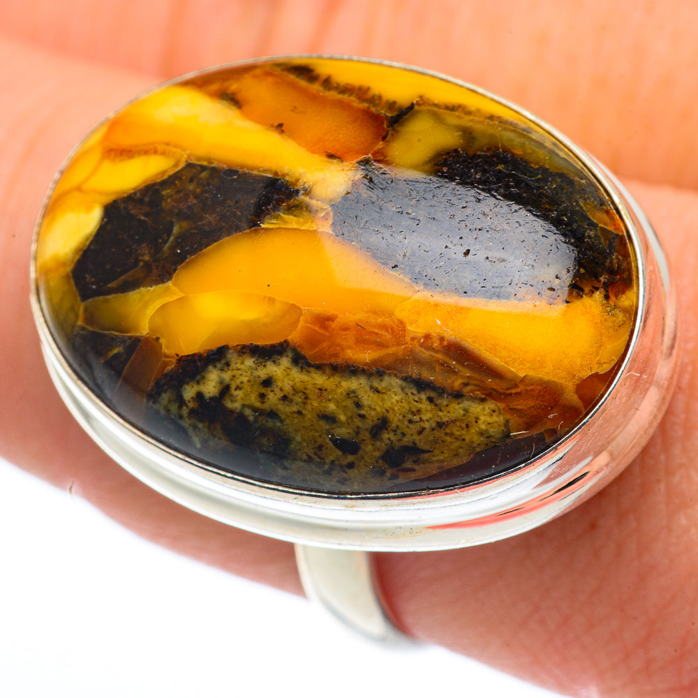 Amber Rings handcrafted by Ana Silver Co - RING62686