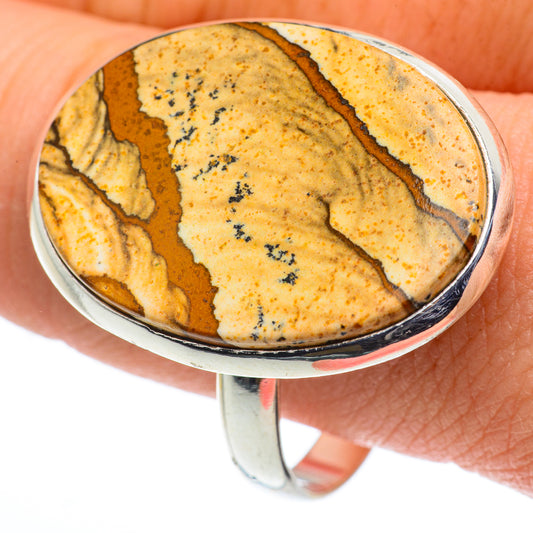 Picture Jasper Rings handcrafted by Ana Silver Co - RING62687