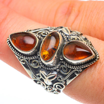 Baltic Amber Rings handcrafted by Ana Silver Co - RING62688