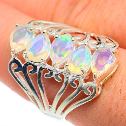 Ethiopian Opal Rings handcrafted by Ana Silver Co - RING62695