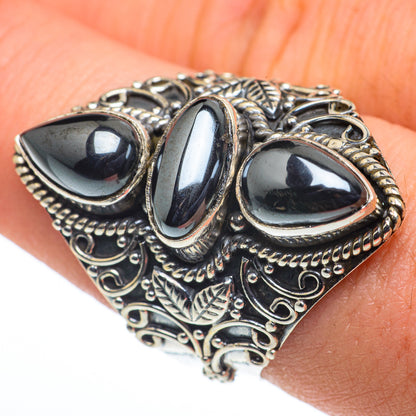 Hematite Rings handcrafted by Ana Silver Co - RING62698