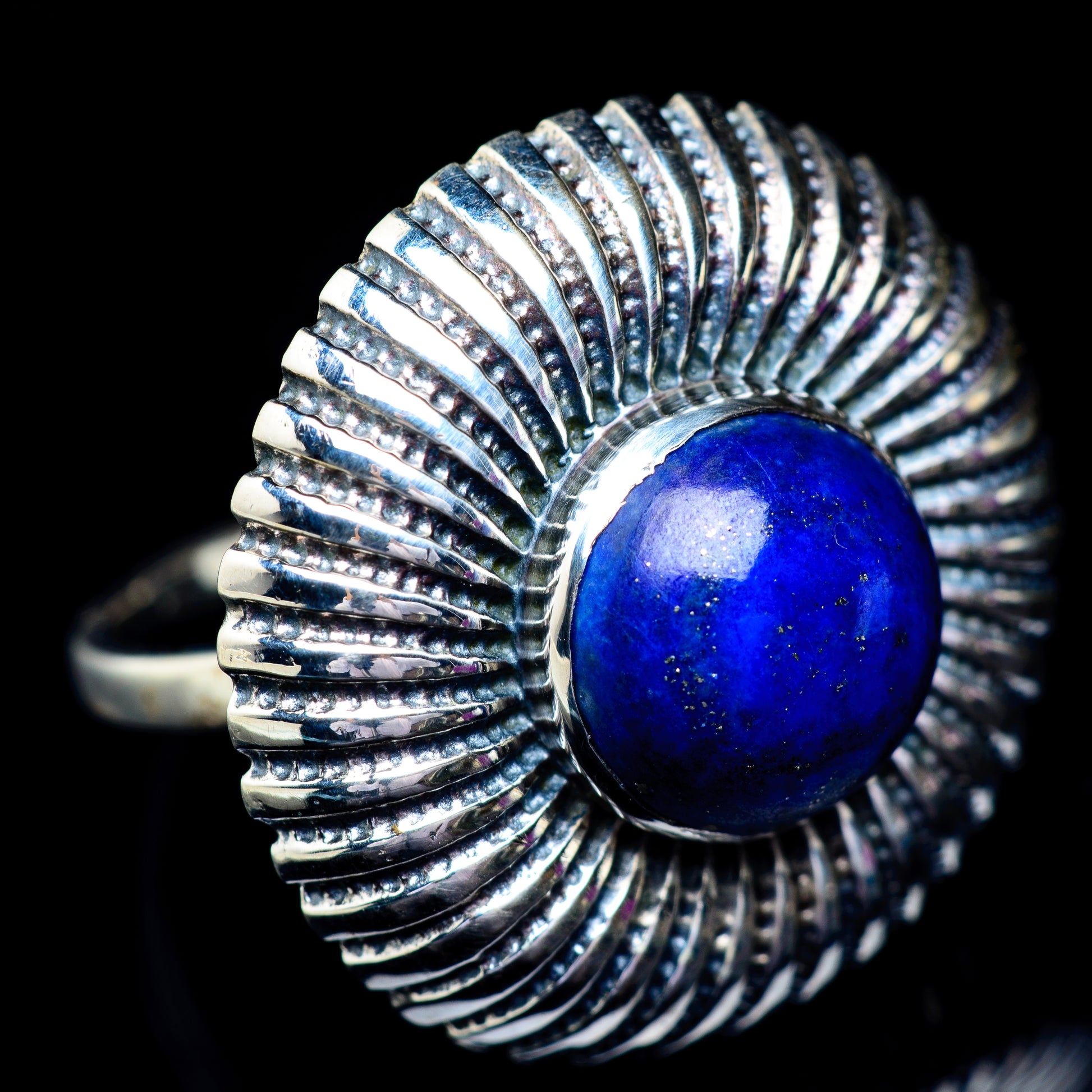 Lapis Lazuli Rings handcrafted by Ana Silver Co - RING6271