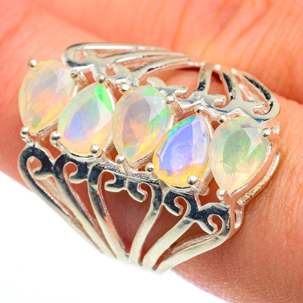 Ethiopian Opal Rings handcrafted by Ana Silver Co - RING62732