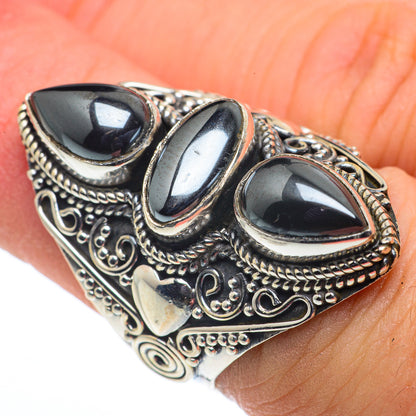 Hematite Rings handcrafted by Ana Silver Co - RING62748