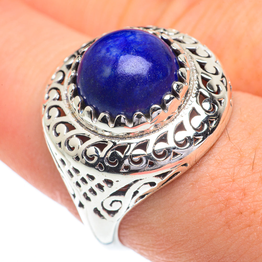 Lapis Lazuli Rings handcrafted by Ana Silver Co - RING62754