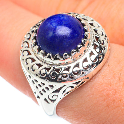 Lapis Lazuli Rings handcrafted by Ana Silver Co - RING62754