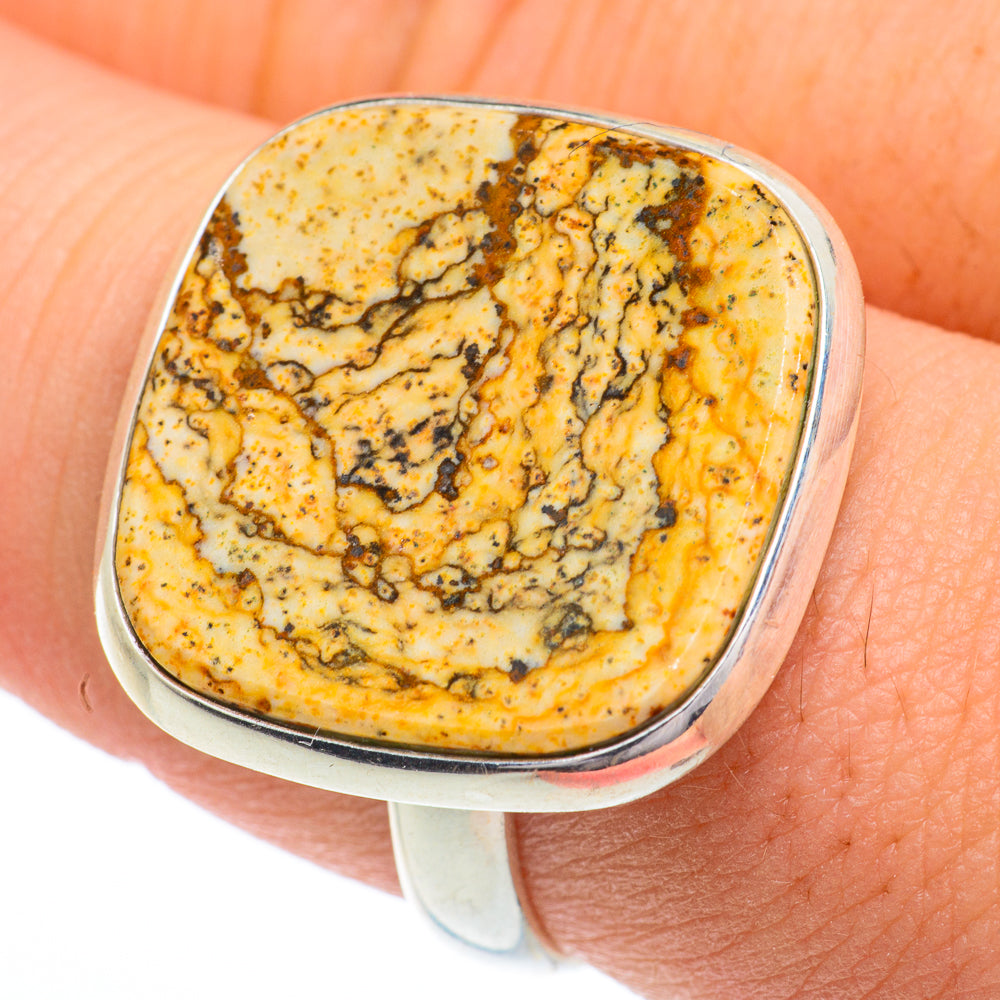 Picture Jasper Rings handcrafted by Ana Silver Co - RING62761