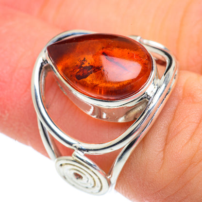 Baltic Amber Rings handcrafted by Ana Silver Co - RING62765