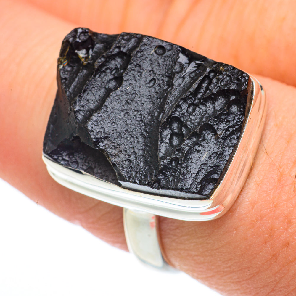 Tektite Rings handcrafted by Ana Silver Co - RING62776