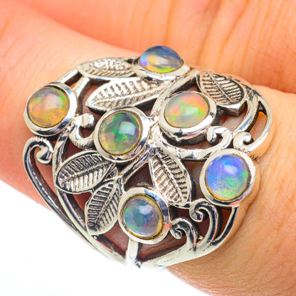 Ethiopian Opal Rings handcrafted by Ana Silver Co - RING62781
