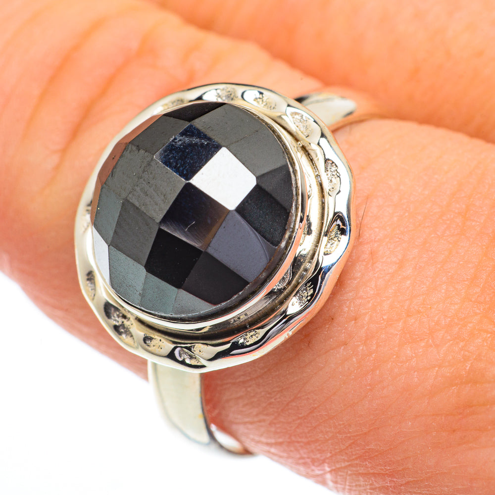 Hematite Rings handcrafted by Ana Silver Co - RING62784