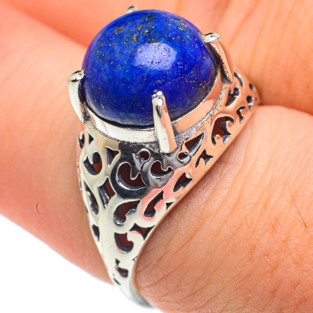 Lapis Lazuli Rings handcrafted by Ana Silver Co - RING62790
