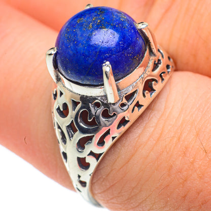 Lapis Lazuli Rings handcrafted by Ana Silver Co - RING62790