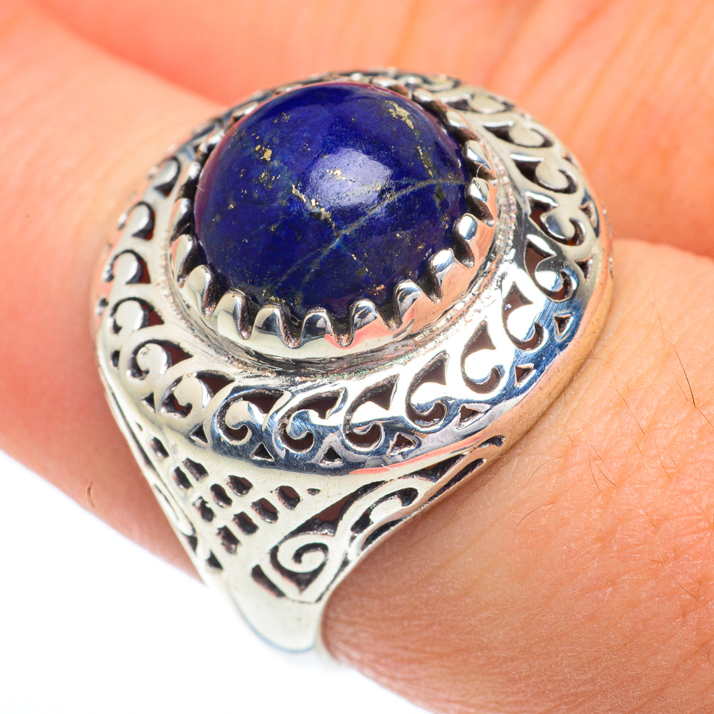 Lapis Lazuli Rings handcrafted by Ana Silver Co - RING62793