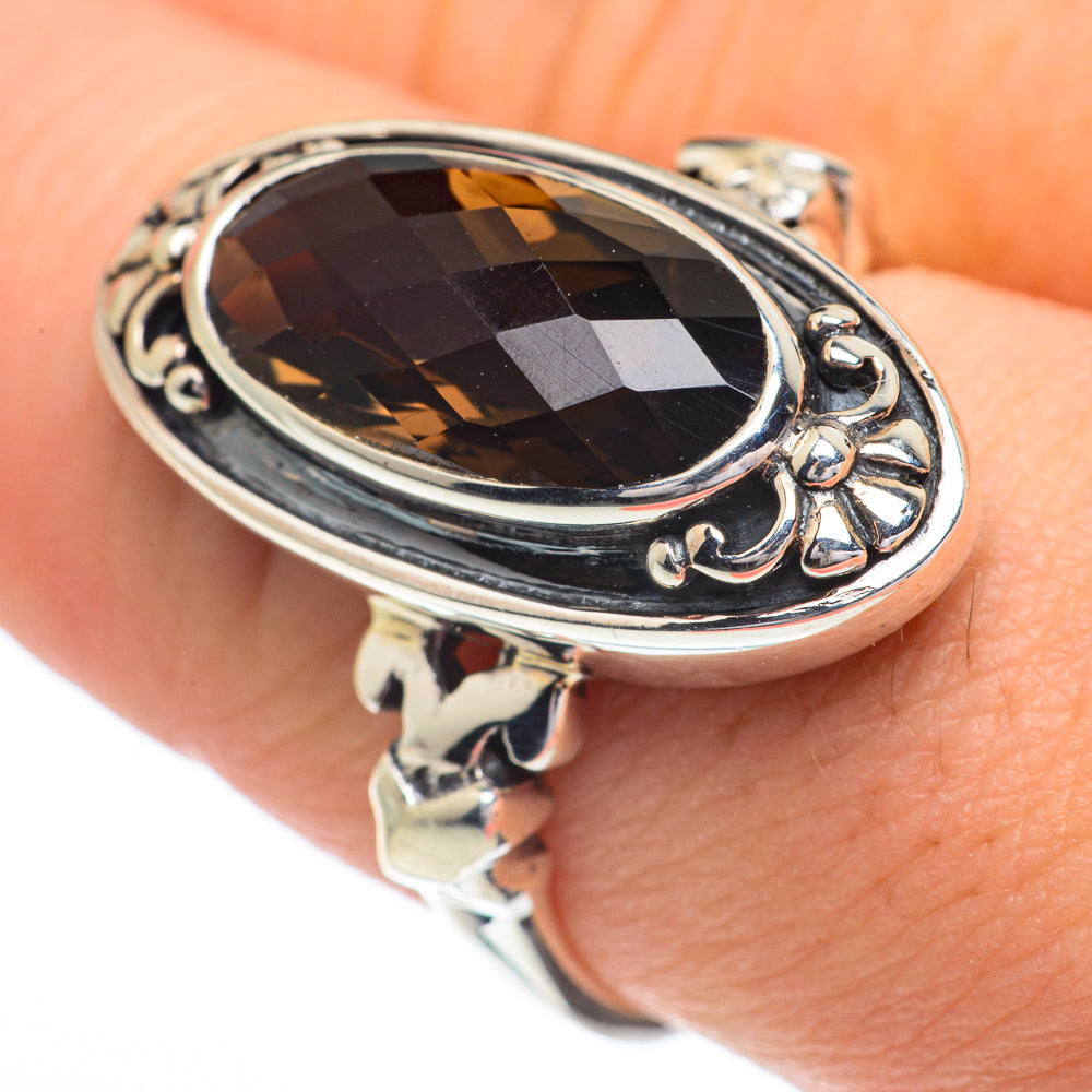 Smoky Quartz Rings handcrafted by Ana Silver Co - RING62797