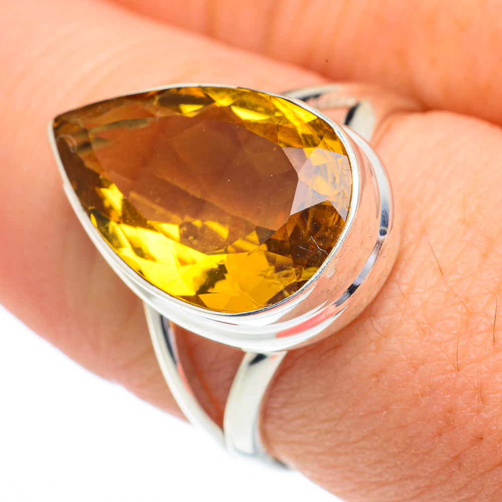 Citrine Rings handcrafted by Ana Silver Co - RING62798