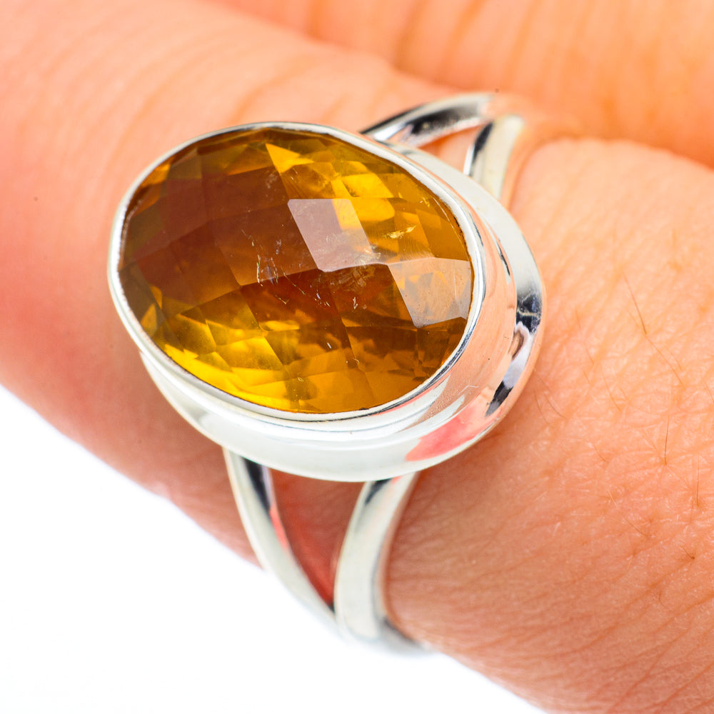 Citrine Rings handcrafted by Ana Silver Co - RING62799