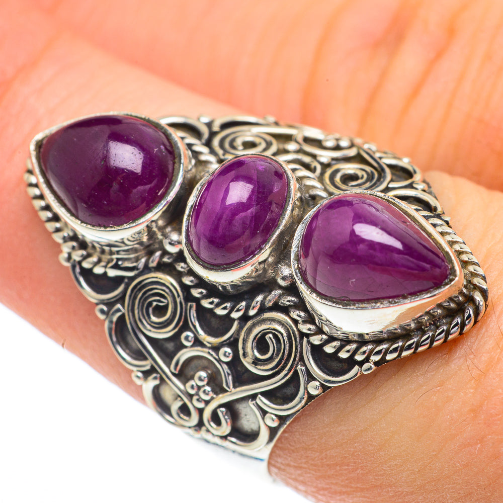 Ruby Rings handcrafted by Ana Silver Co - RING62804