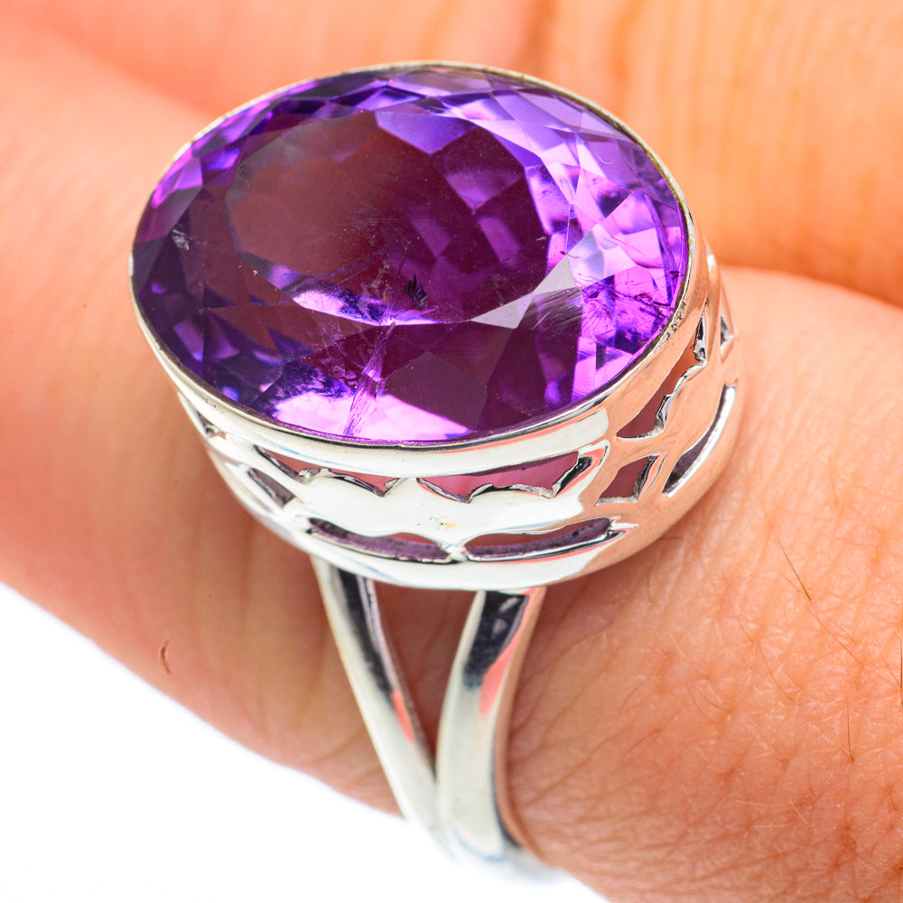 Amethyst Rings handcrafted by Ana Silver Co - RING62806