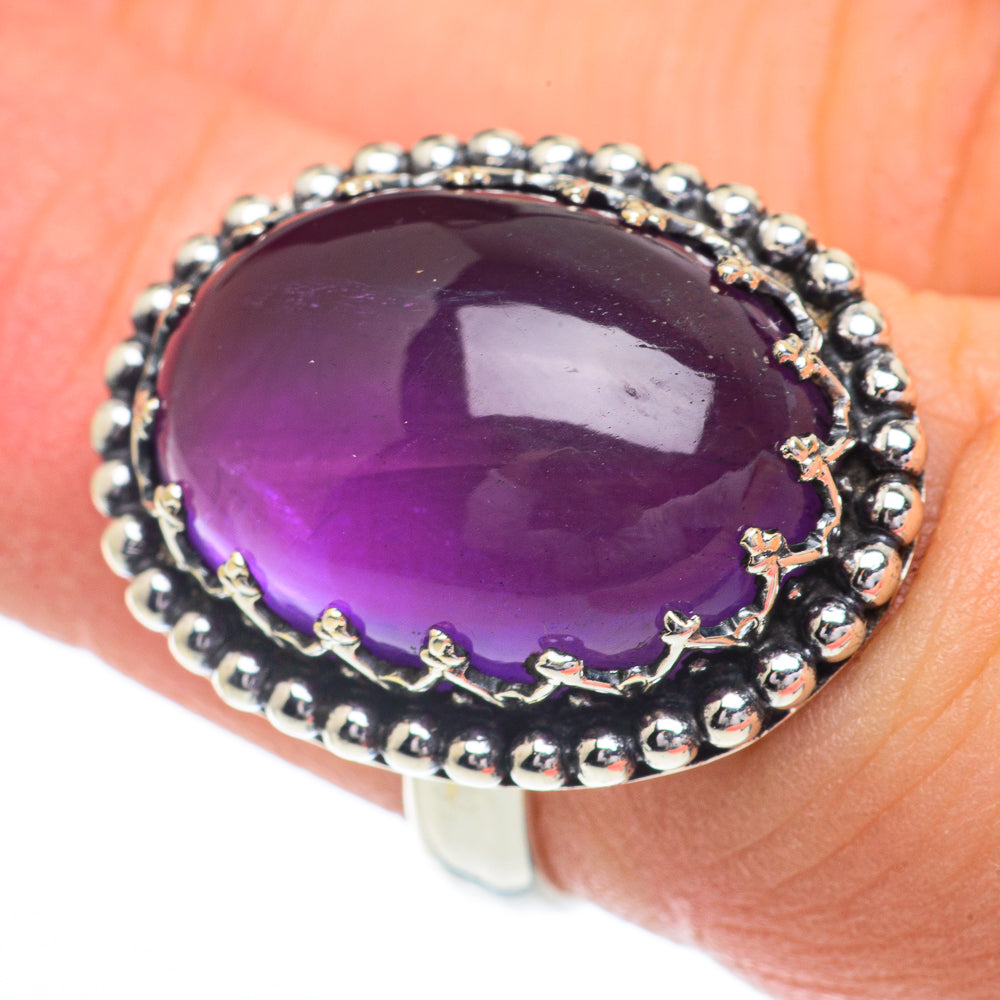 Amethyst Rings handcrafted by Ana Silver Co - RING62807