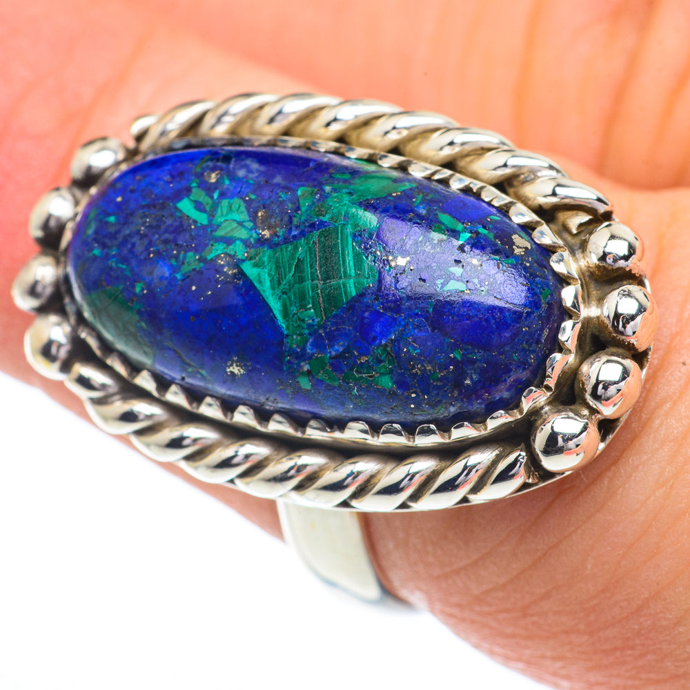 Azurite Rings handcrafted by Ana Silver Co - RING62814