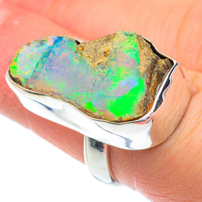 Ethiopian Opal Rings handcrafted by Ana Silver Co - RING62815