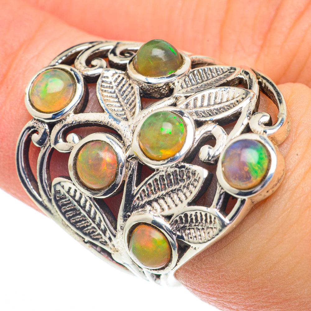 Ethiopian Opal Rings handcrafted by Ana Silver Co - RING62816
