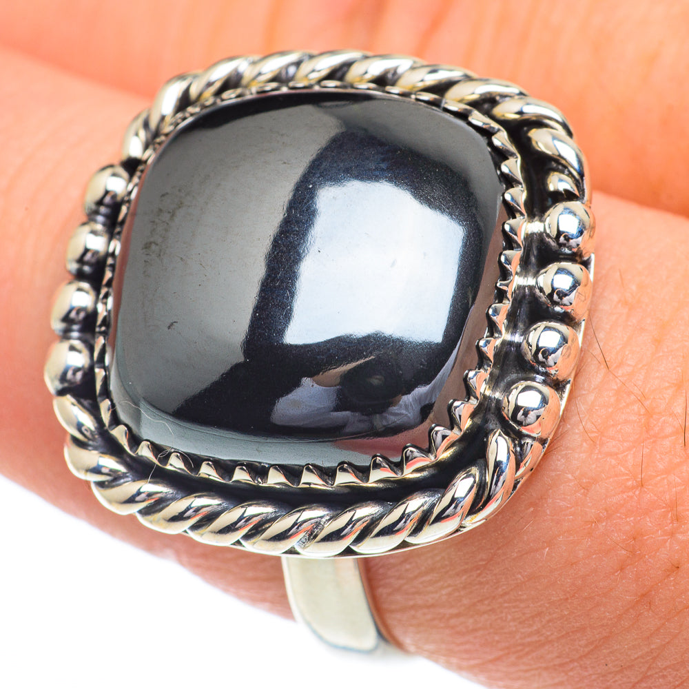 Hematite Rings handcrafted by Ana Silver Co - RING62817