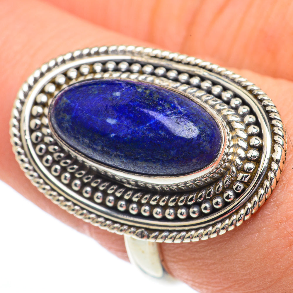 Lapis Lazuli Rings handcrafted by Ana Silver Co - RING62827