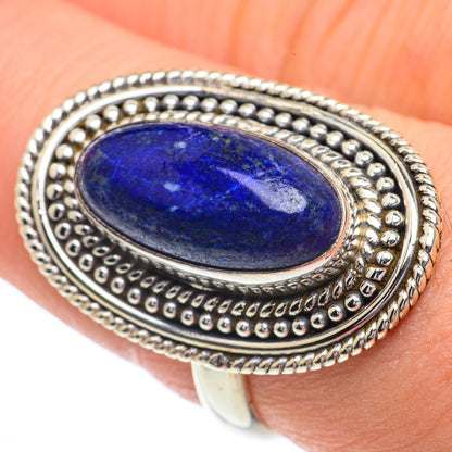 Lapis Lazuli Rings handcrafted by Ana Silver Co - RING62827