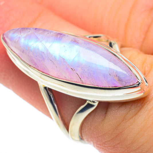 Pink Moonstone Rings handcrafted by Ana Silver Co - RING62834