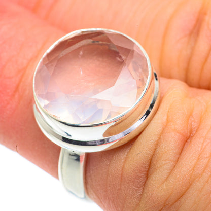 Rose Quartz Rings handcrafted by Ana Silver Co - RING62836