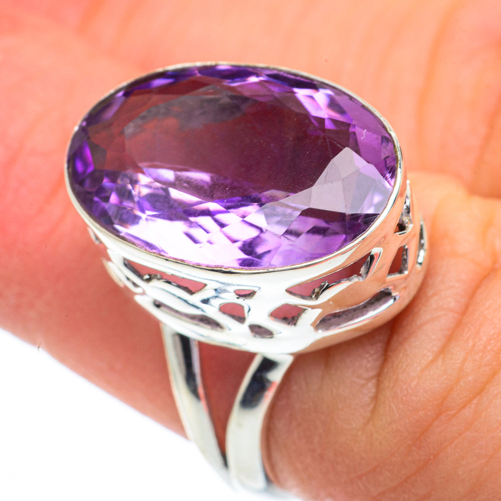 Amethyst Rings handcrafted by Ana Silver Co - RING62837
