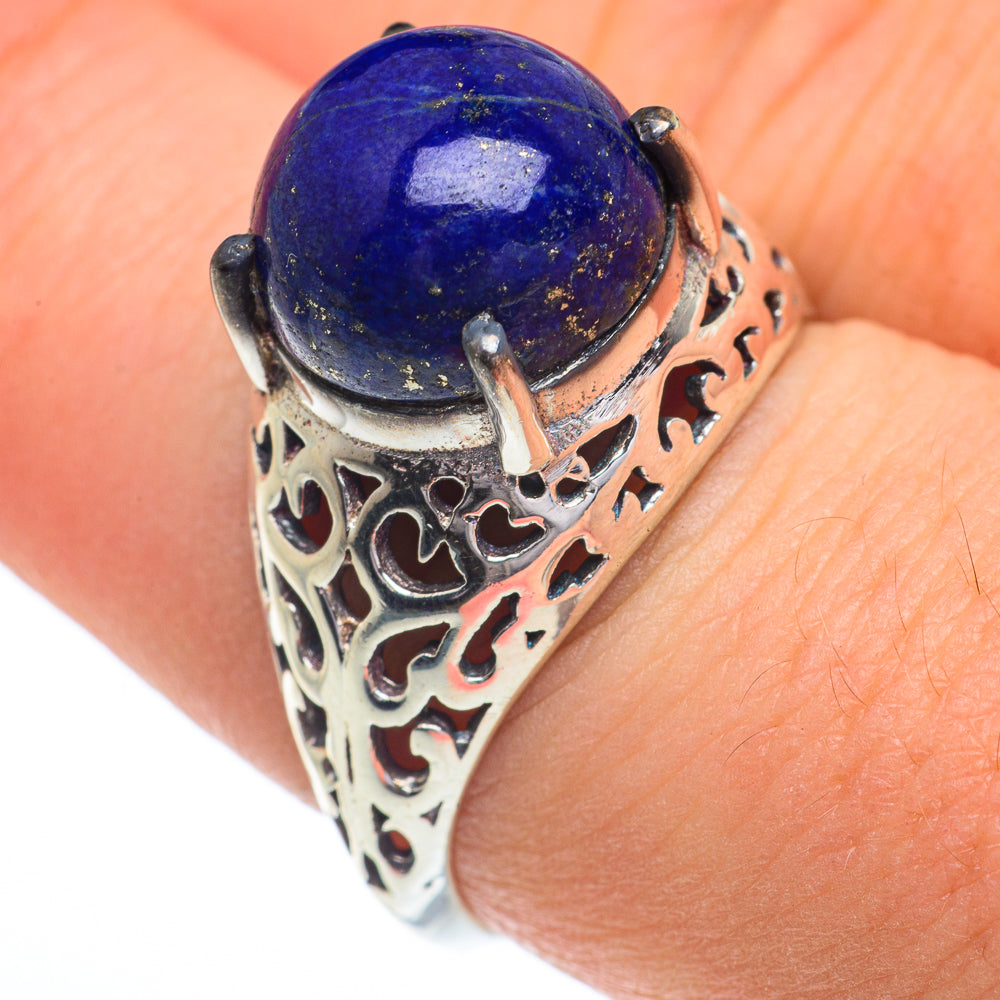 Lapis Lazuli Rings handcrafted by Ana Silver Co - RING62867