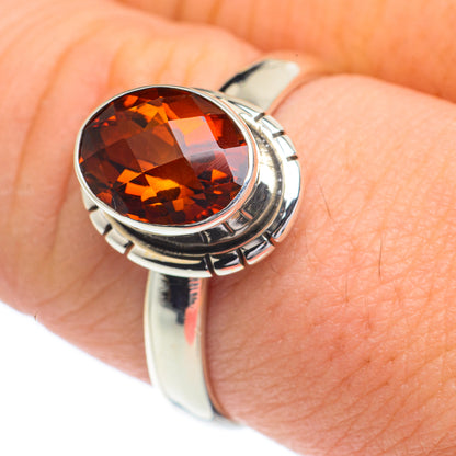 Mandarin Citrine Rings handcrafted by Ana Silver Co - RING62875