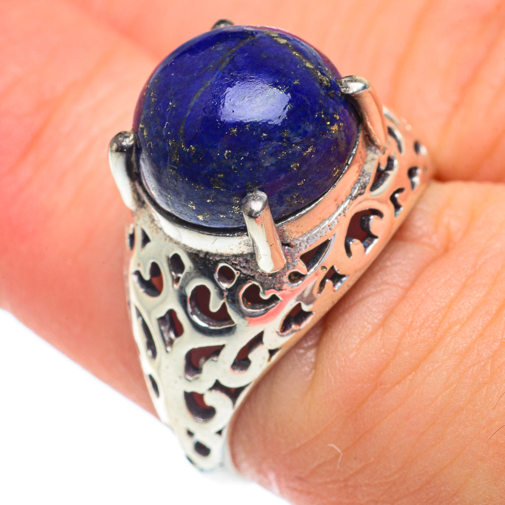 Lapis Lazuli Rings handcrafted by Ana Silver Co - RING62887