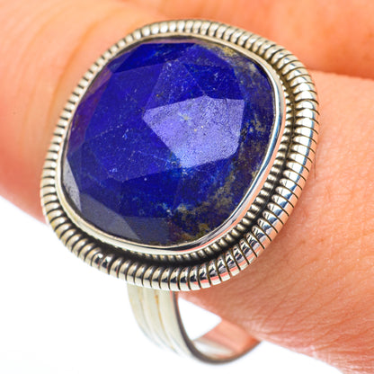 Lapis Lazuli Rings handcrafted by Ana Silver Co - RING62888