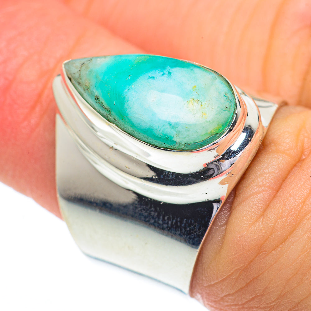 Larimar Rings handcrafted by Ana Silver Co - RING62891