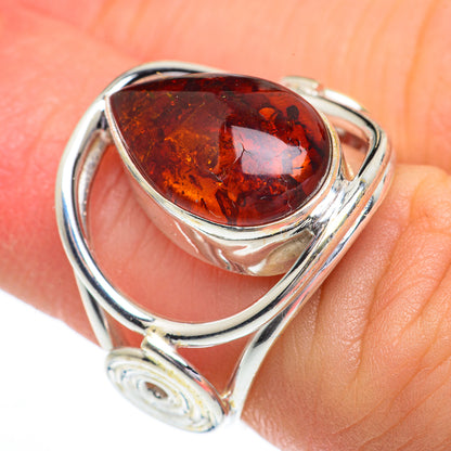 Baltic Amber Rings handcrafted by Ana Silver Co - RING62899