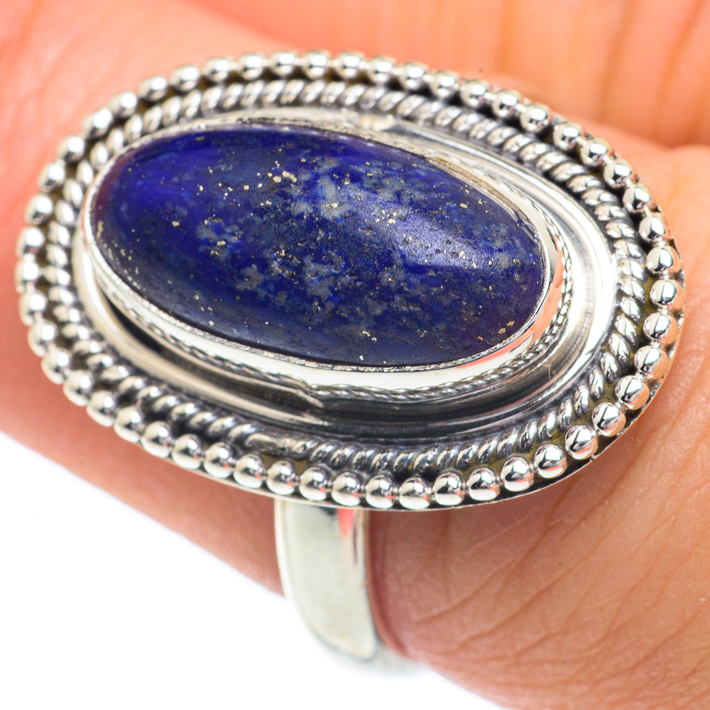 Lapis Lazuli Rings handcrafted by Ana Silver Co - RING62912