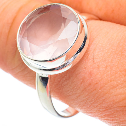 Rose Quartz Rings handcrafted by Ana Silver Co - RING62920