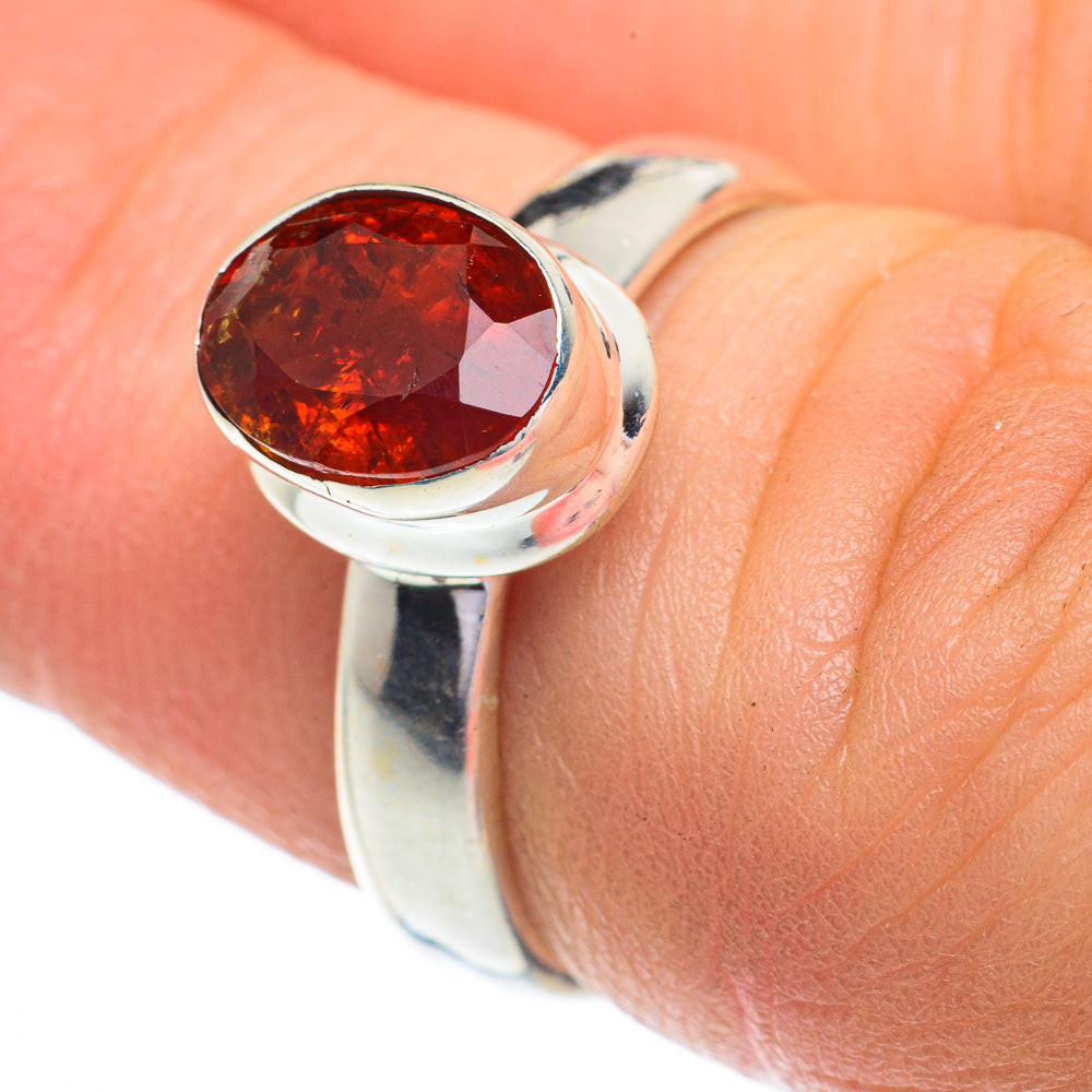 Mandarin Citrine Rings handcrafted by Ana Silver Co - RING62938