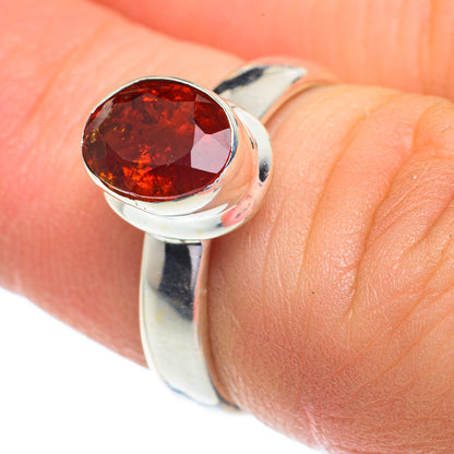 Mandarin Citrine Rings handcrafted by Ana Silver Co - RING62938