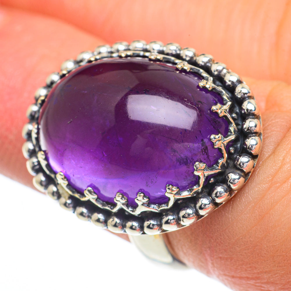 Amethyst Rings handcrafted by Ana Silver Co - RING62942