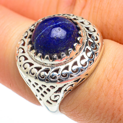 Lapis Lazuli Rings handcrafted by Ana Silver Co - RING62947