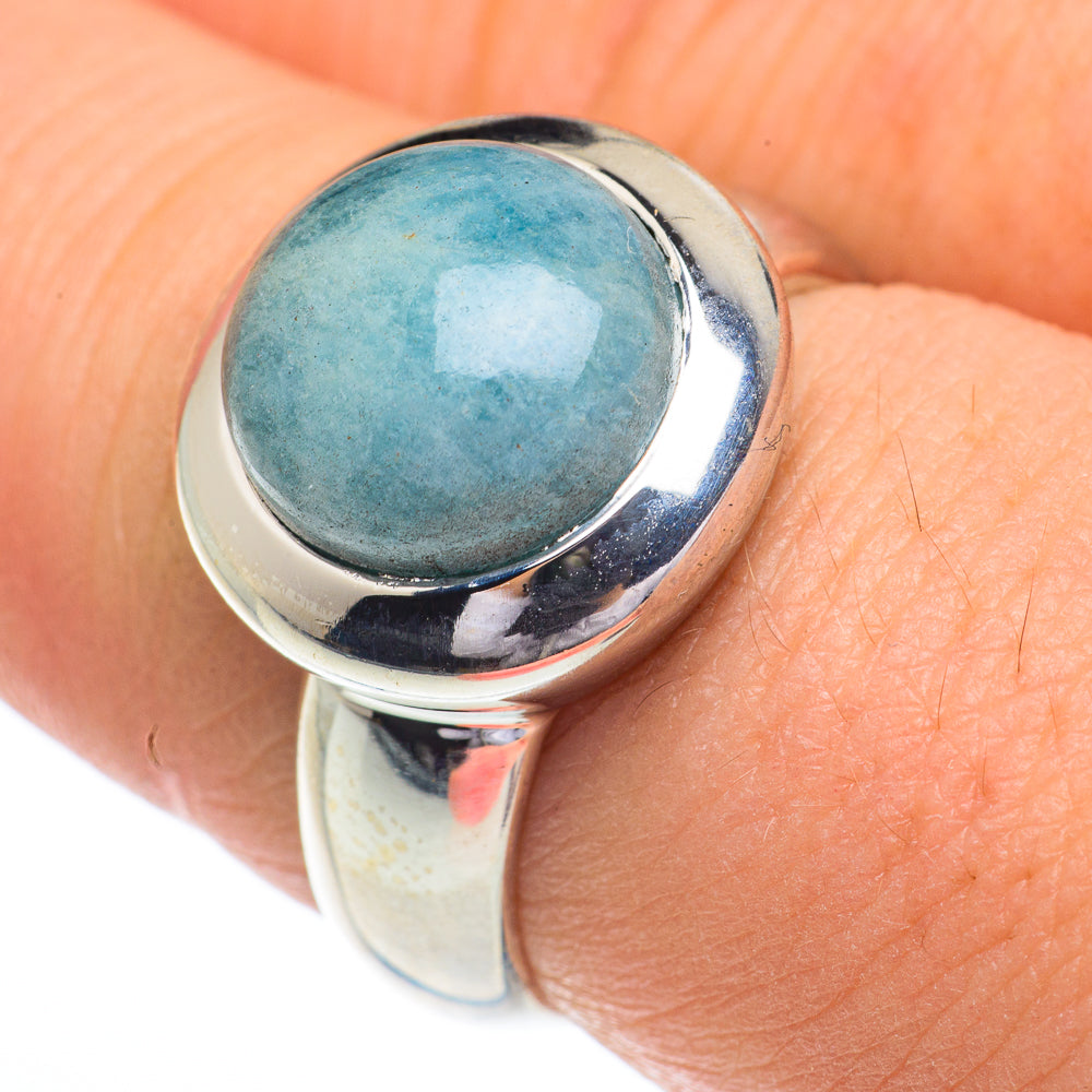Peruvian Amazonite Rings handcrafted by Ana Silver Co - RING62950