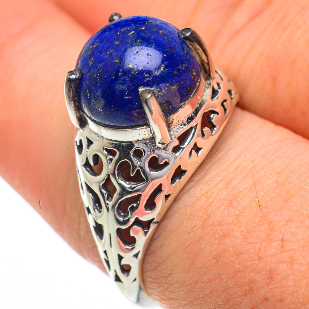Lapis Lazuli Rings handcrafted by Ana Silver Co - RING62965
