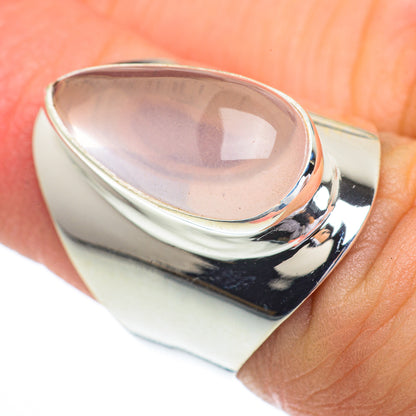 Rose Quartz Rings handcrafted by Ana Silver Co - RING62969