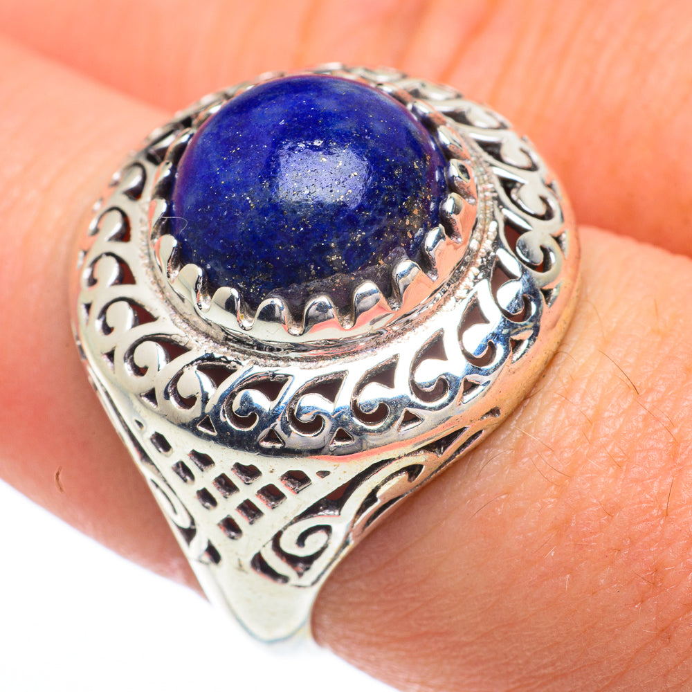 Lapis Lazuli Rings handcrafted by Ana Silver Co - RING62995